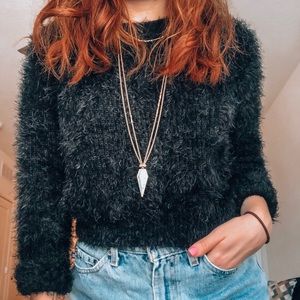 Cozy black sweater